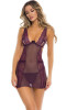 Соблазнительная сорочка Sneak Peak Chemise Set, синий