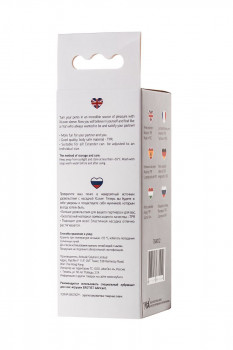 Прозрачная закрытая насадка на пенис Toyfa A-Toys - 14,7 см.