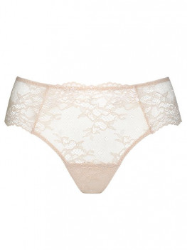 Ажурные трусики-бразилиана Microlace, белый