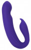 Фиолетовый вибратор G-Spot Dual Stimulator with Rolling Ball - 17,1 см.